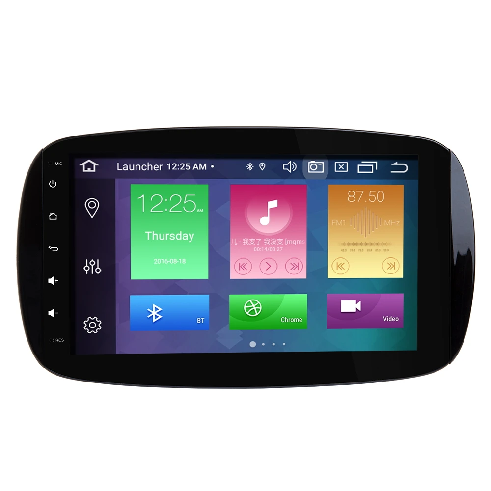 ZLTOOPAI Octa Core Авто Радио Android 10 для Mercedes Benz SMART 2016 2018 Автомобильный GPS навигатор стерео
