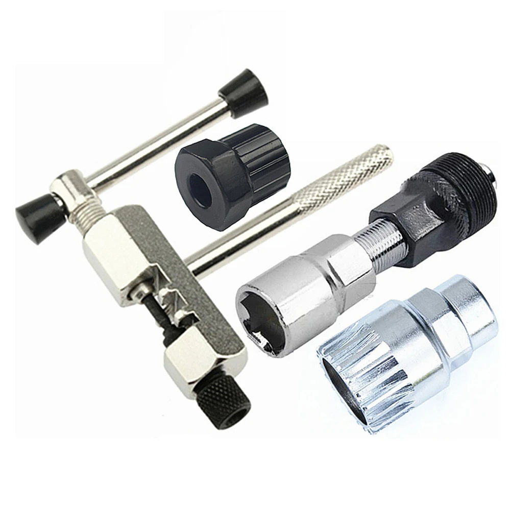 Cranked Remove Outdoor Puller Chain Breaker Cycling Professional For MTB Bike Universal 4 In 1 Portable Bicycle Repair Kit | Спорт и