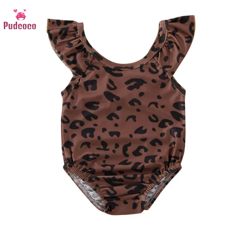 

Pudcoco 2020 летняя одежда для малышей, одежда для девочек с леопардовым принтом, цельный купальный костюм, купальник, костюм для купания, наряды ...