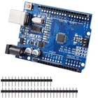Для чипа UNO R3 CH340G + MEGA328P 16 МГц для Arduino UNO R3 макетная плата + USB кабель
