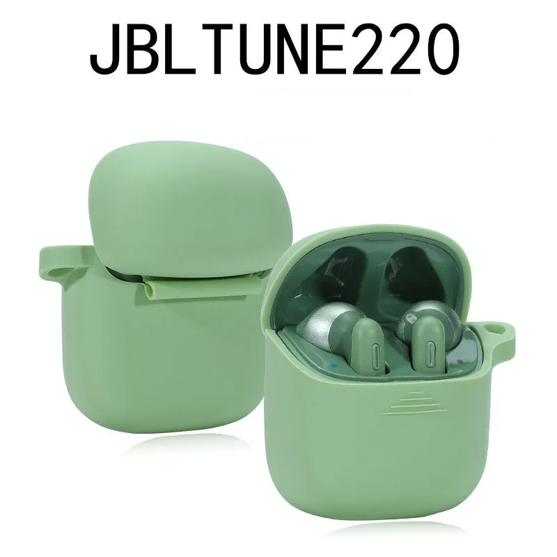 Силиконовый защитный чехол для беспроводных Bluetooth наушников JBL Tune 220 TWS с защитой