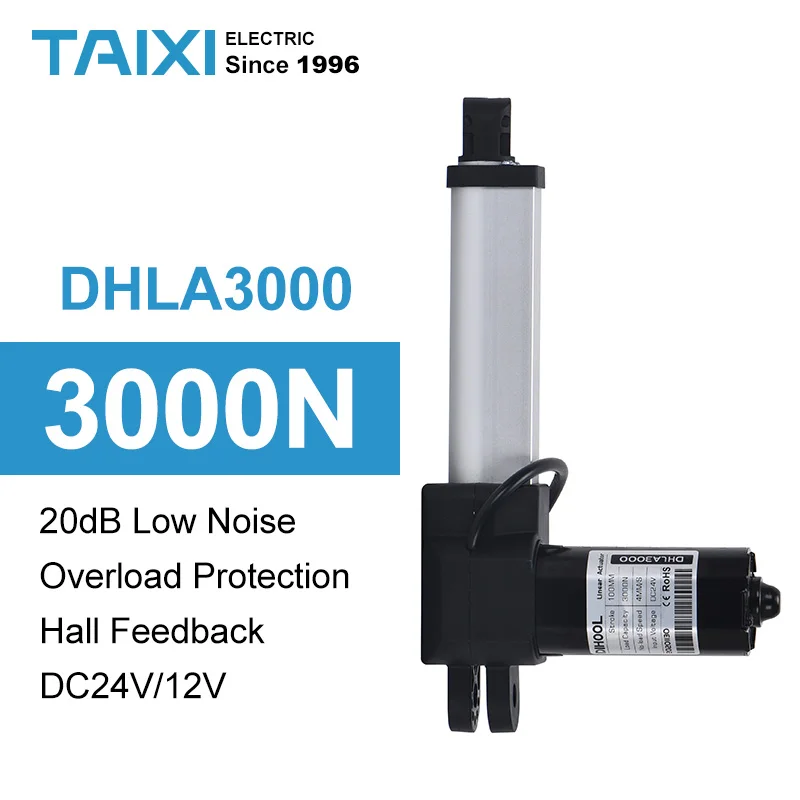 Электрический линейный привод 3000N нагрузкой 5 мм/сек. Скорость DC24v DC12v микро мотор
