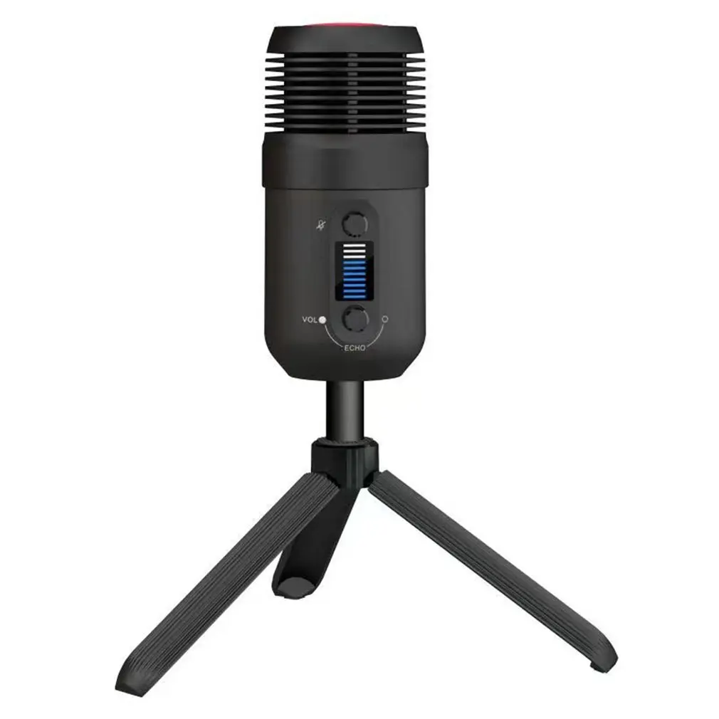 

Конденсаторный микрофон для компьютера, универсальный USB-микрофон для записи через Интернет, подходит для ноутбуков