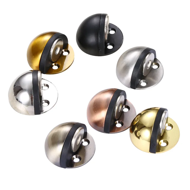 1 шт. Противоударная дверная пробка наклейка без перфорации скрытая нержавеющая