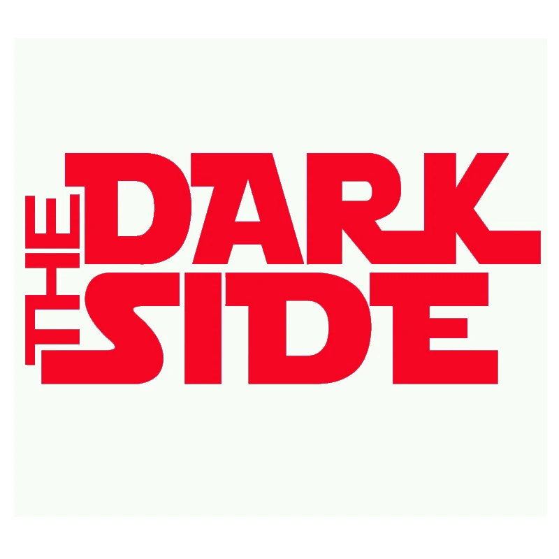 

SZWL Funny Dark Side Sticker for Car Window Door Truck Bumper Fuel Tank Cap Art Decal Vinyl Laptop Skateboard,18cm*9cm