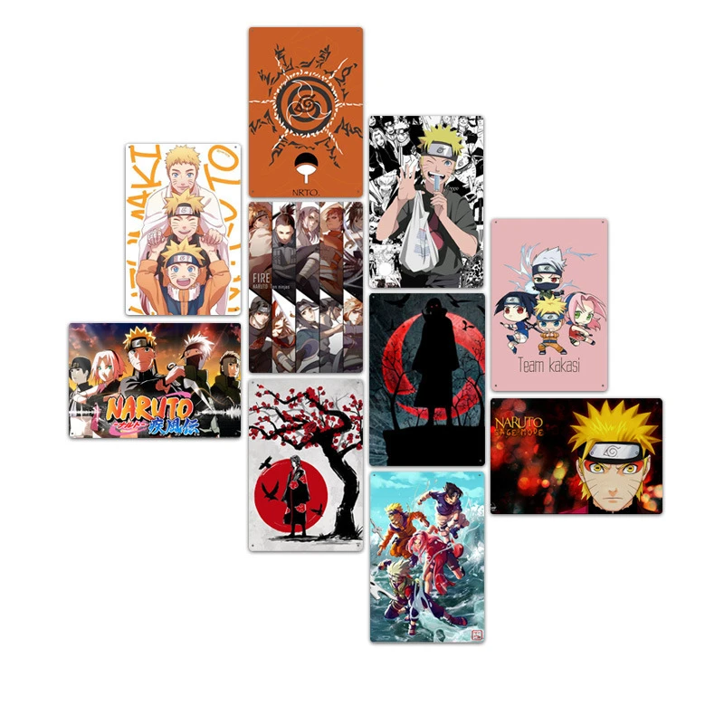 

Japan Cartoon Retro Metal Signs Home Decor Classic Comics Poster Pub Bar Vintage Decorative Plates Metal Wall Art