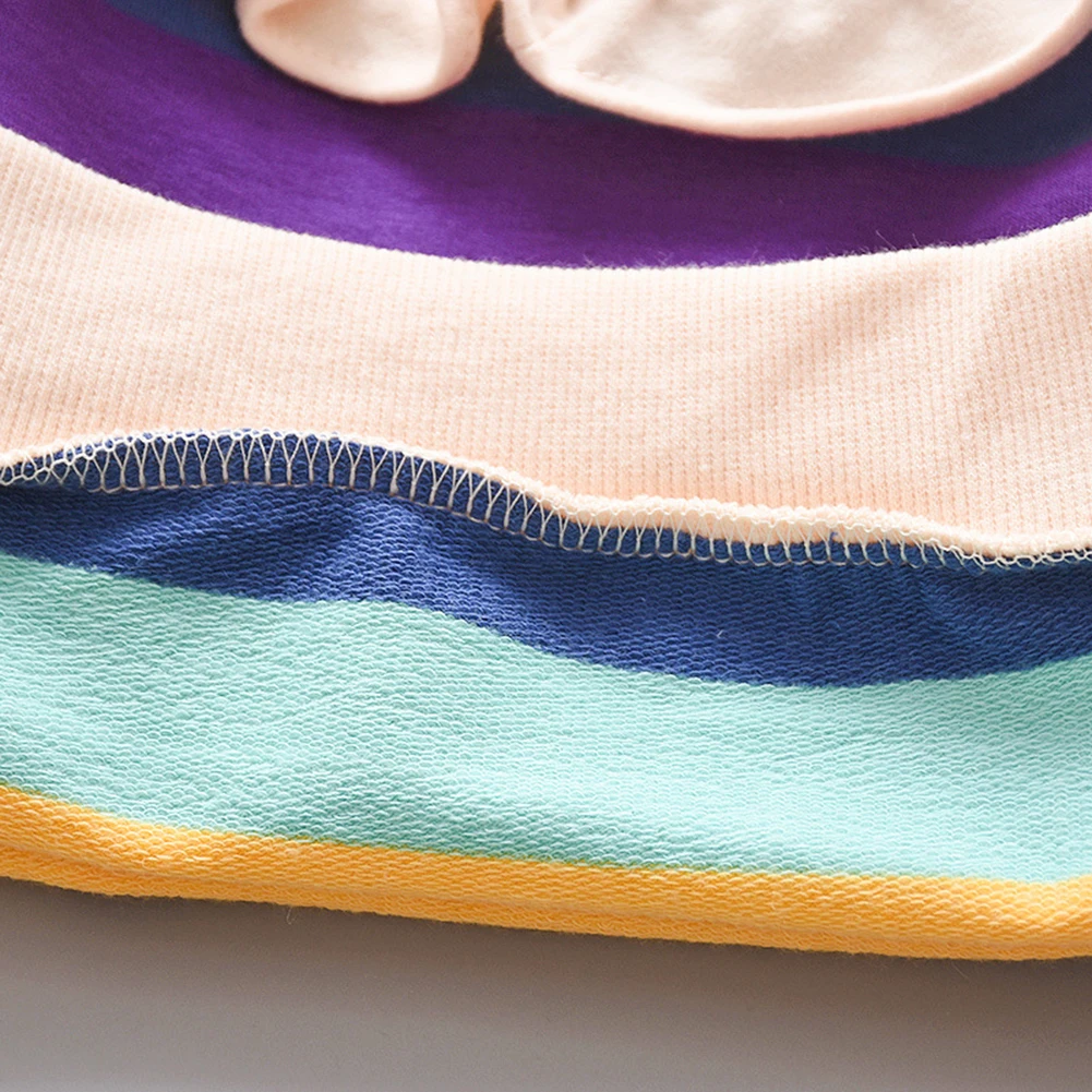 Детская толстовка модная детская одежда для маленьких девочек Разноцветные