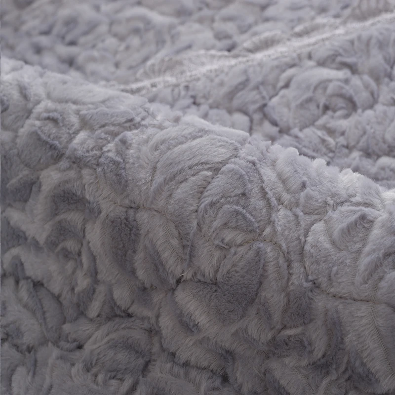 1 шт. толстый фланелевый чехол для дивана с кружевными краями нескользящий защита