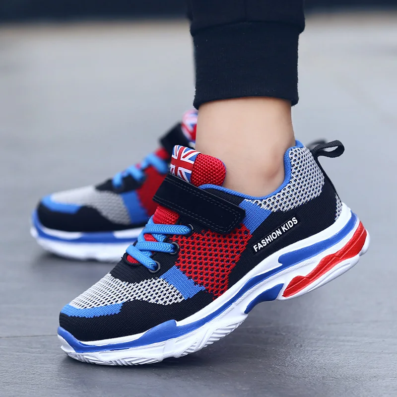 

Best Selling Teenage Girls Shoes Mesh Breathable Boy Running Shoes Brand Fashion Children Sneaker Girls Designer Shoe for Boy