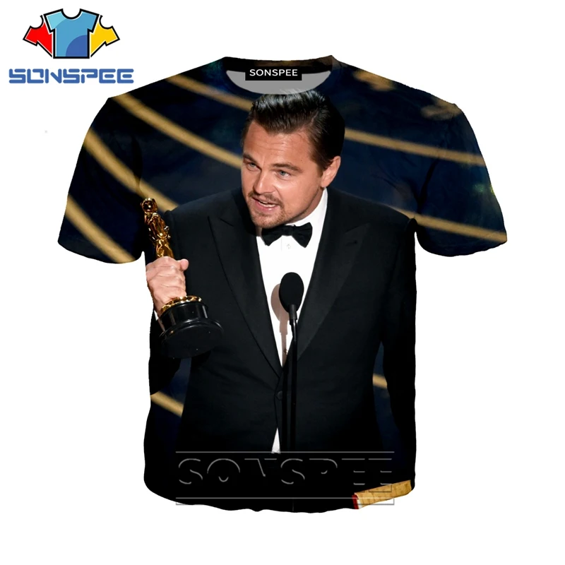 Футболка с 3d принтом игры Ледо Ди Каприо уличная одежда для мужчин и женщин