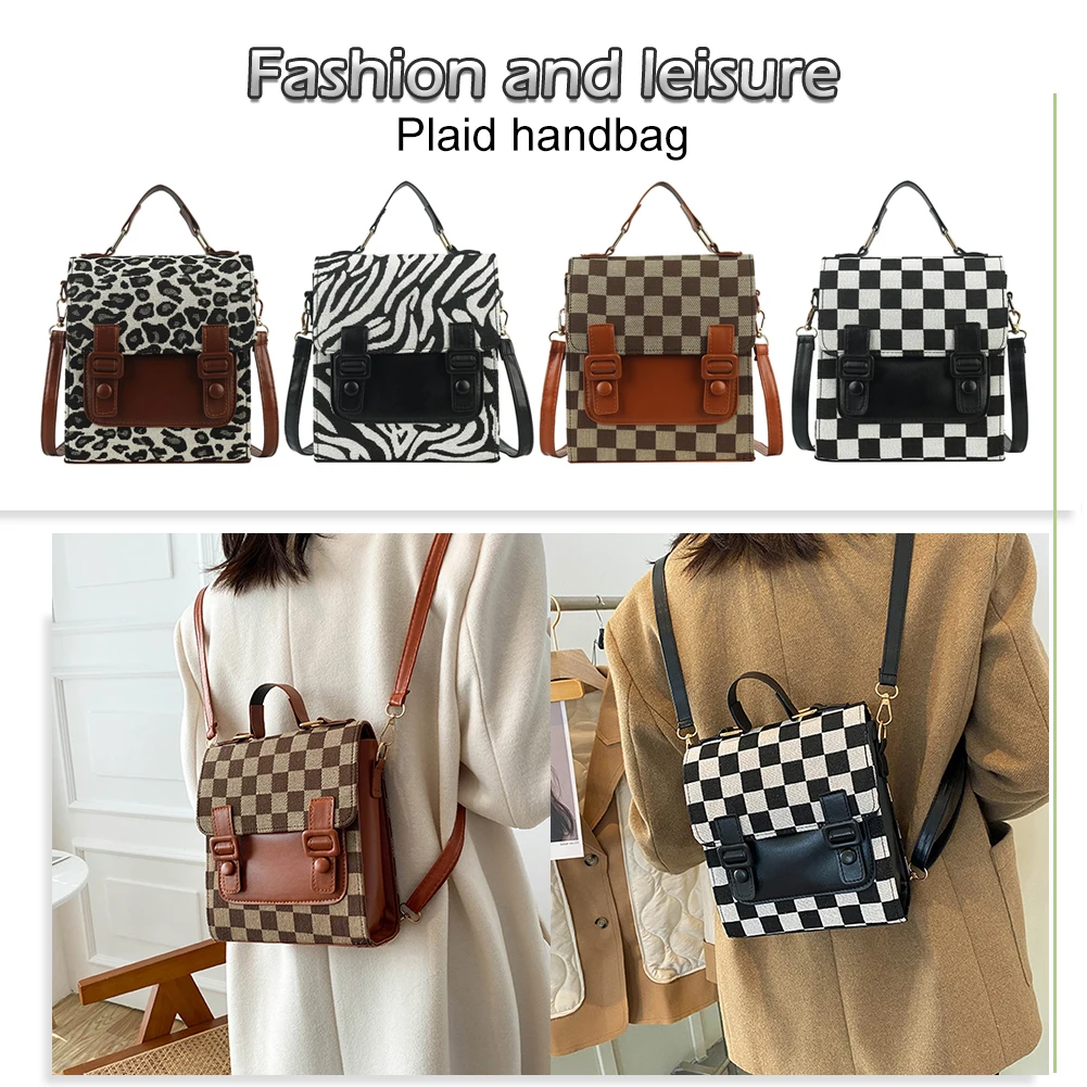 Женская сумка через плечо сумки-тоуты из искусственной кожи леопардовая с