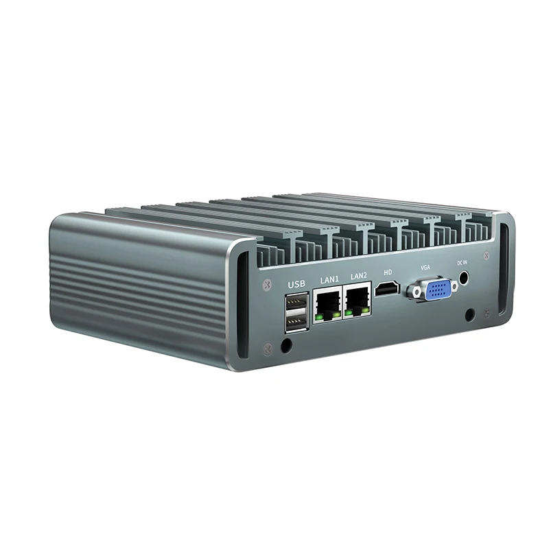 Новый 2 RS232 с Core I3 I5 17 Dual Giagabit Lan промышленный мини-компьютер поддержка Linux Ubuntu PFsense