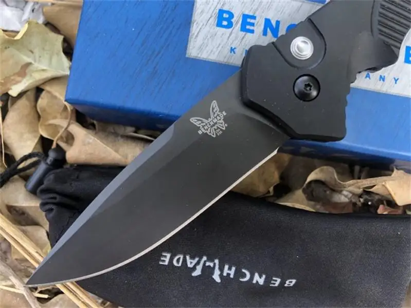 Benchmade 9600BK Folding Knife S30V Aluminum Handle Outdoor Safety Self Defense Pocket Army Knives Portable EDC Tool enlarge