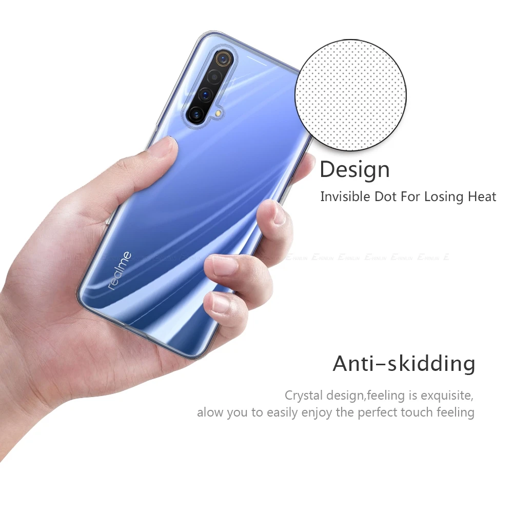 ultra thin slim clear soft tpu case for oppo realme x7 max x2 xt x50 pro x50m x3 super zoom silicone back phone cover free global shipping
