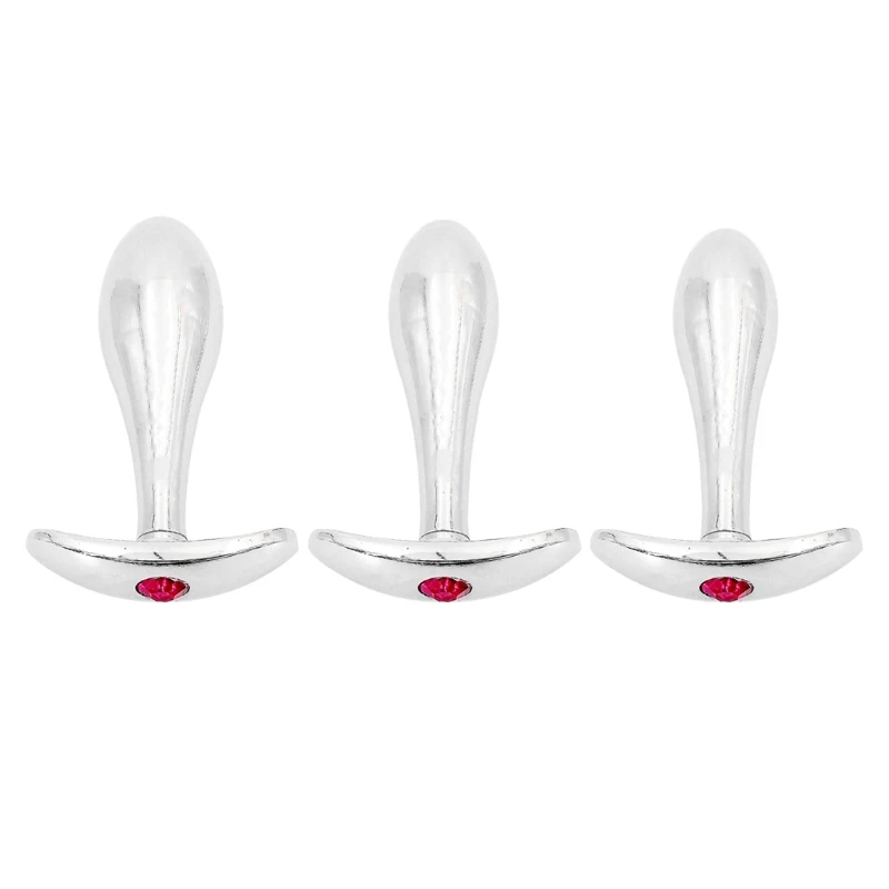 Капля воды изогнутый металлический ручной захват Анальная пробка расширитель