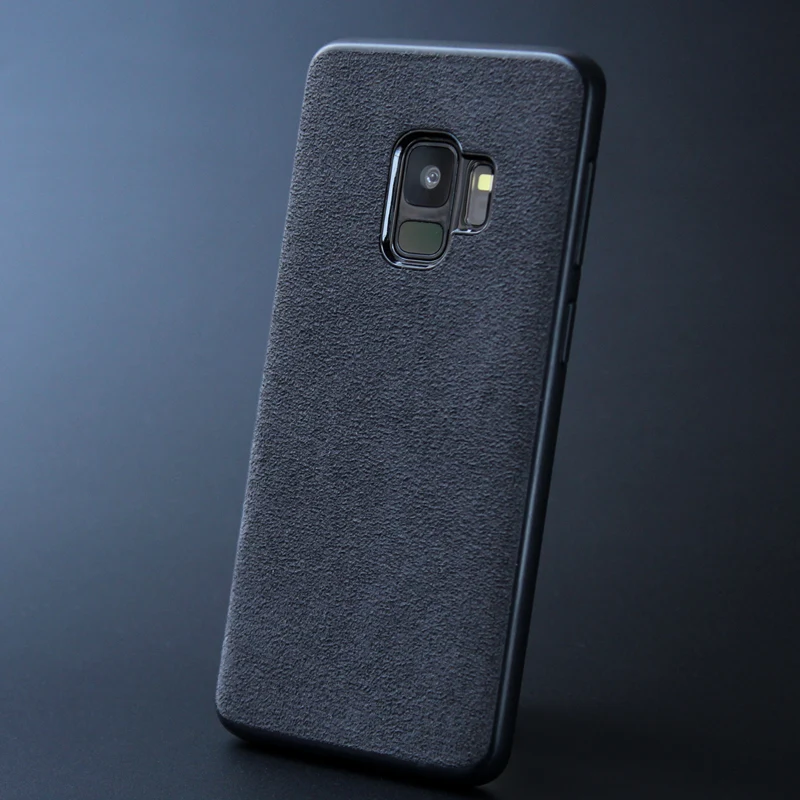 Чехол для Samsung Galaxy S9 S8 S10 Plus Note 8 9 роскошный чехол из итальянской замши телефона 10