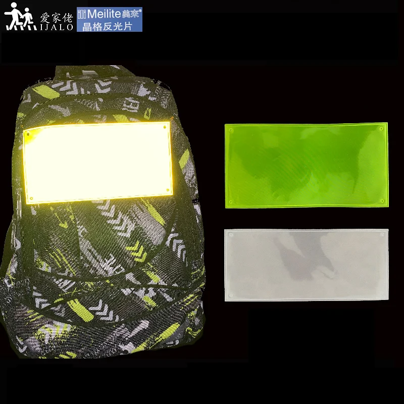 Светоотражающие полосы Meilite 500 в виде свечи, школьный рюкзак для безопасной видимости, 1 лист