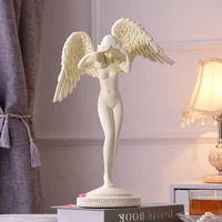 angel luxury modern soft decorations creative home living room ornaments room tv cabinet beauty body ornaments
