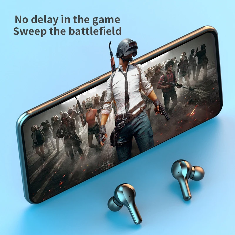 Беспроводные наушники с микрофоном MLHJ Bluetooth V5.0 спортивные водонепроницаемые Hi Fi