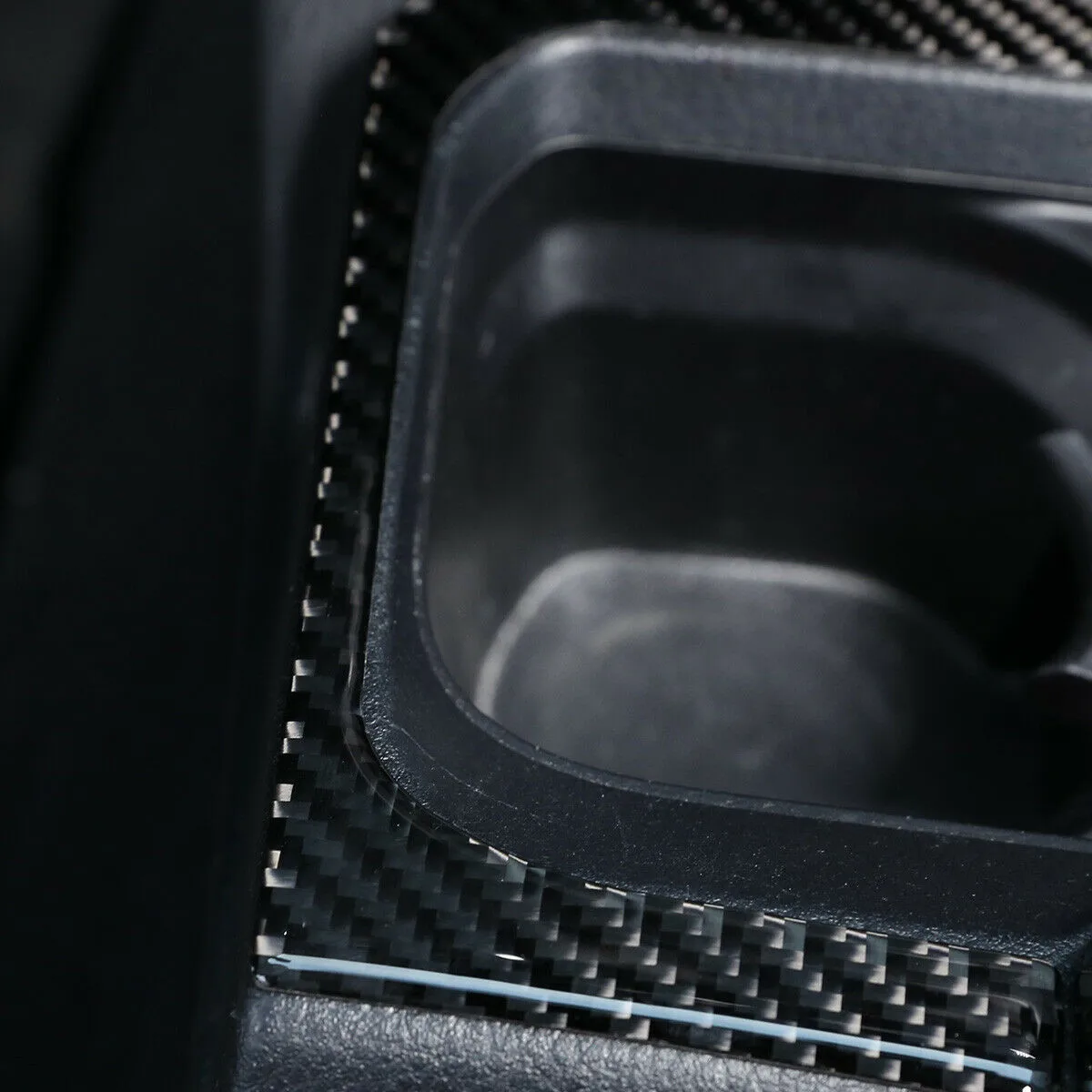 

1 Pcs Storage Box Cover Carbon Fiber Style For Toyota Tacoma 2015-2020 Interior Parts