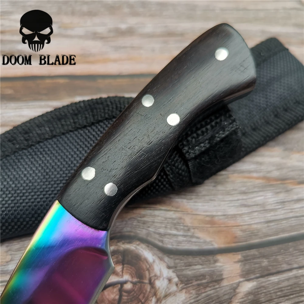 140 мм 5CR15MOV нож для ножей с фиксированным лезвием из нержавеющей стали 57HRC