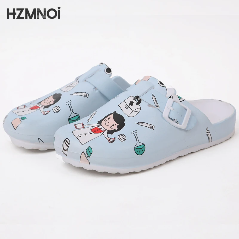 

2021 Ladies Casual Slippers Medical Doctor Nurse Surgical Shoes Work Flat Slippers Laboratory Slippers Ladies Fashion Sandals