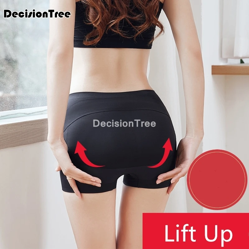2022 ladies women safety pants ribbed striped lift up butt stretchy underpants solid smooth thin comfortable boxer shorts