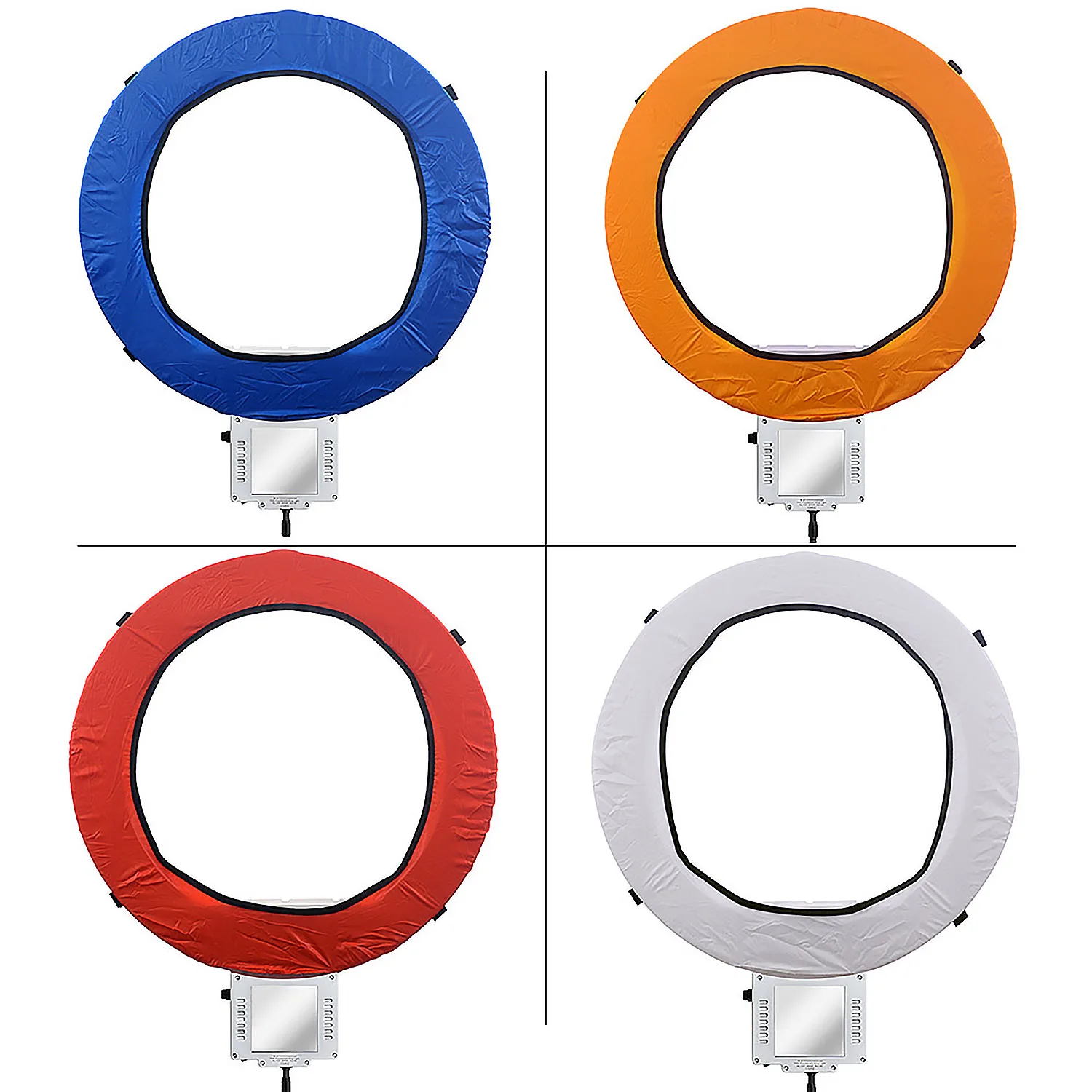 Gosear 4 шт. складной Софтбокс диффузор тканевый комплект для 18 дюймового