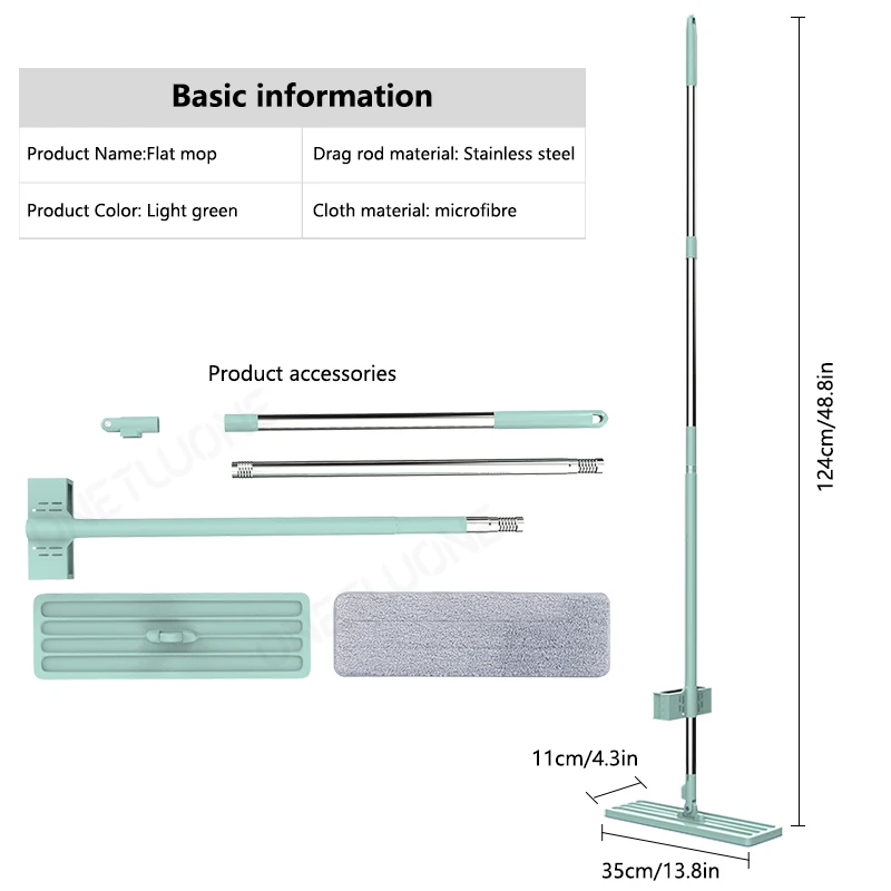 Отжимная Волшебная швабра плоская Швабра для мытья рук автоматическая