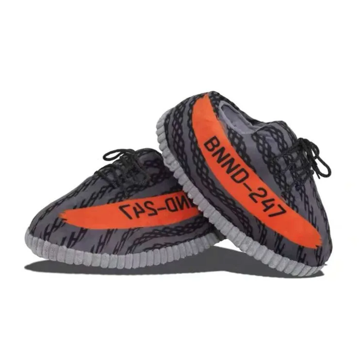 Men Slippers Winter Slipper Lover's Sneakers Winter Warm Shoes Bread Fat Slippers Cute Slides Couple's Slides Slip On Indoor