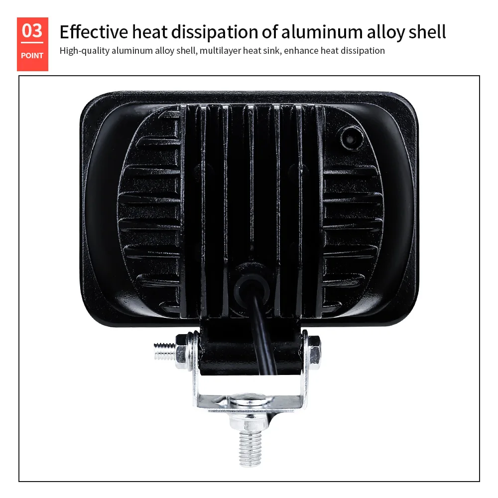 78 Вт 4-дюймовый светодиодный рабочий светильник для грузовиков прицепов точечный