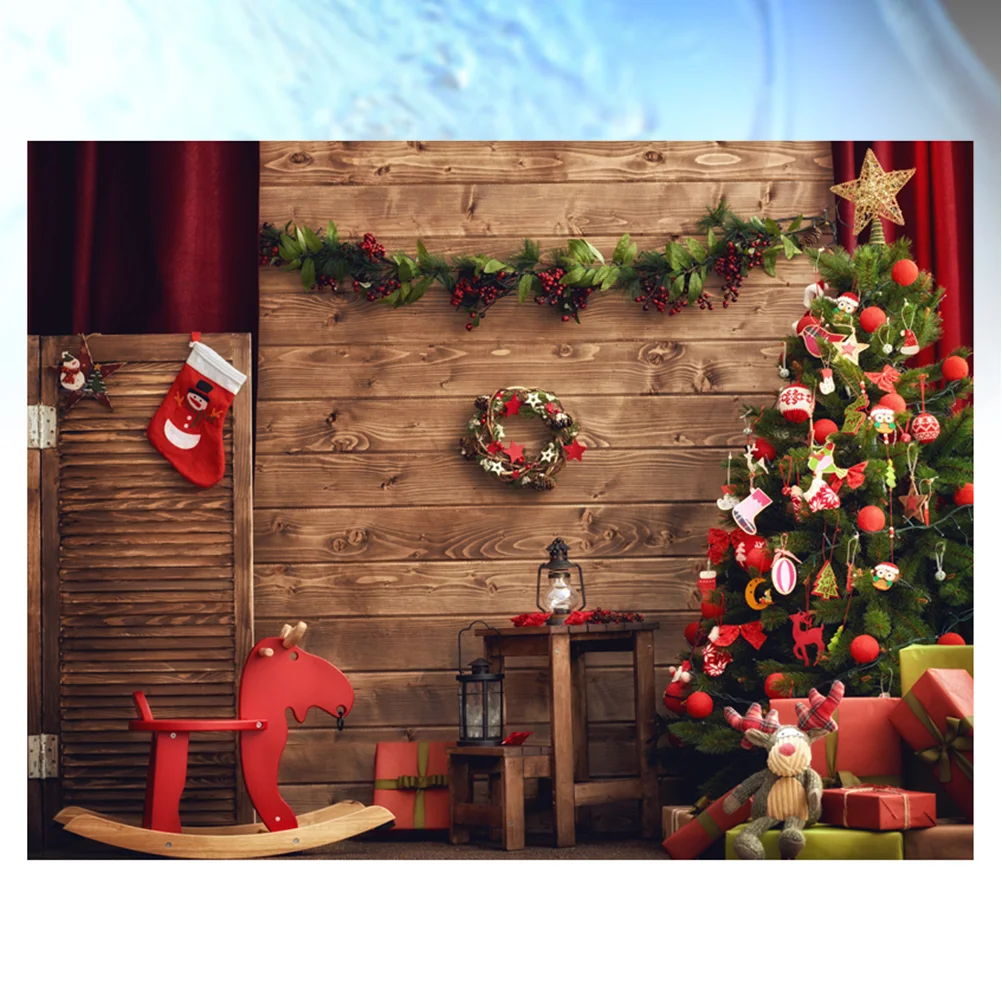 

Рождественский праздничный фон для фотосъемки 5 х3 фута праздничное украшение реквизит для фотостудии