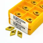 Карбид вольфрама DCMT070204, VP15TF, DCMT 070204, UE6020, US735, твердосплавные вставки, внешний металлический токарный инструмент, режущий инструмент с ЧПУ