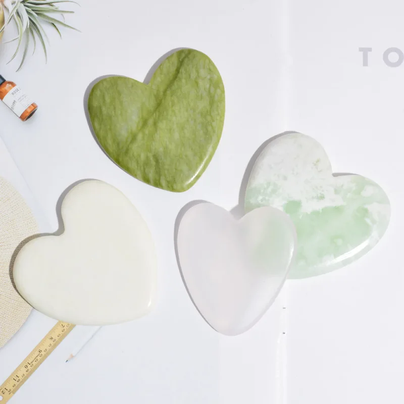 

Доска из натурального нефрита для массажа лица и шеи и тела, инструменты для Массажа Гуаша