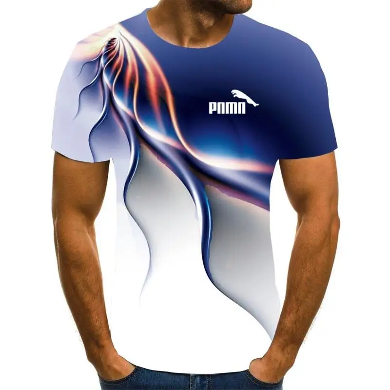 

Men's 3D printed T-shirts, men's short-sleeved fashion T-shirts, round neck summer T-shirts, fashion casual T-shirts, trendy T-s