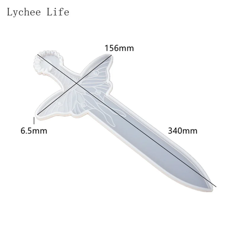 Lychee Life Magic Moth Sword Полимерная глина силиконовые формы DIY эпоксидная смола