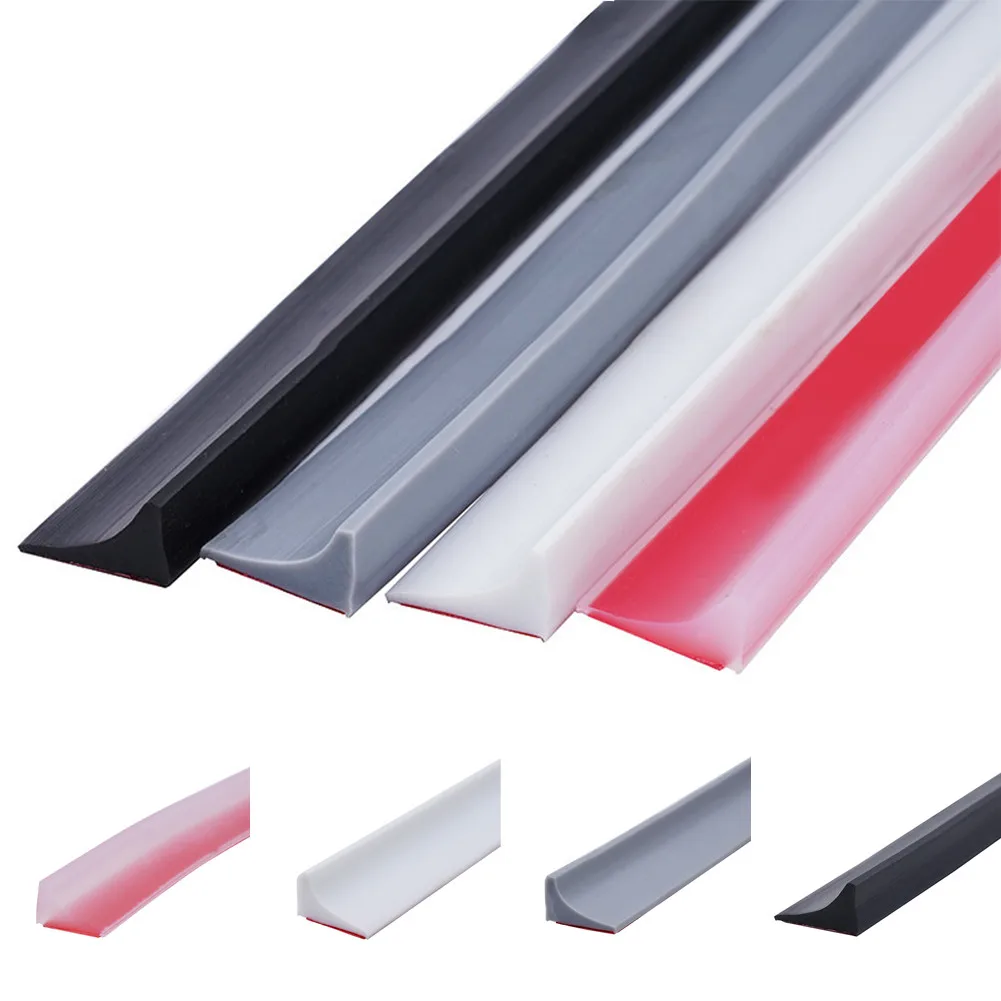 

Kitchen Water Stopper Collapsible Threshold Water Barrier Blocking Strip Kitchen Sink Waterproofing Tools 20mmx12mm
