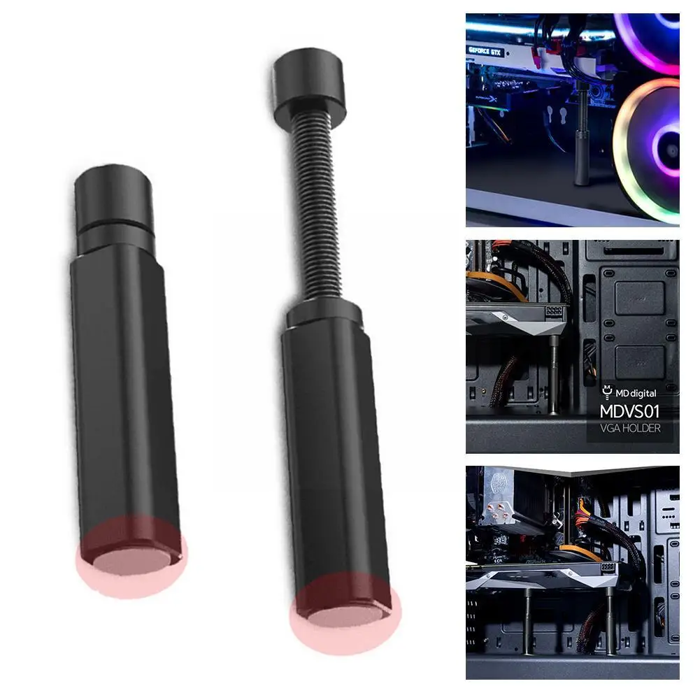 

Video Card Rise Bracket Aluminum Alloy GPU Heat Dissipation Card Graphics Bracket Holder Professional Non Slip Brace Durabl C4J3