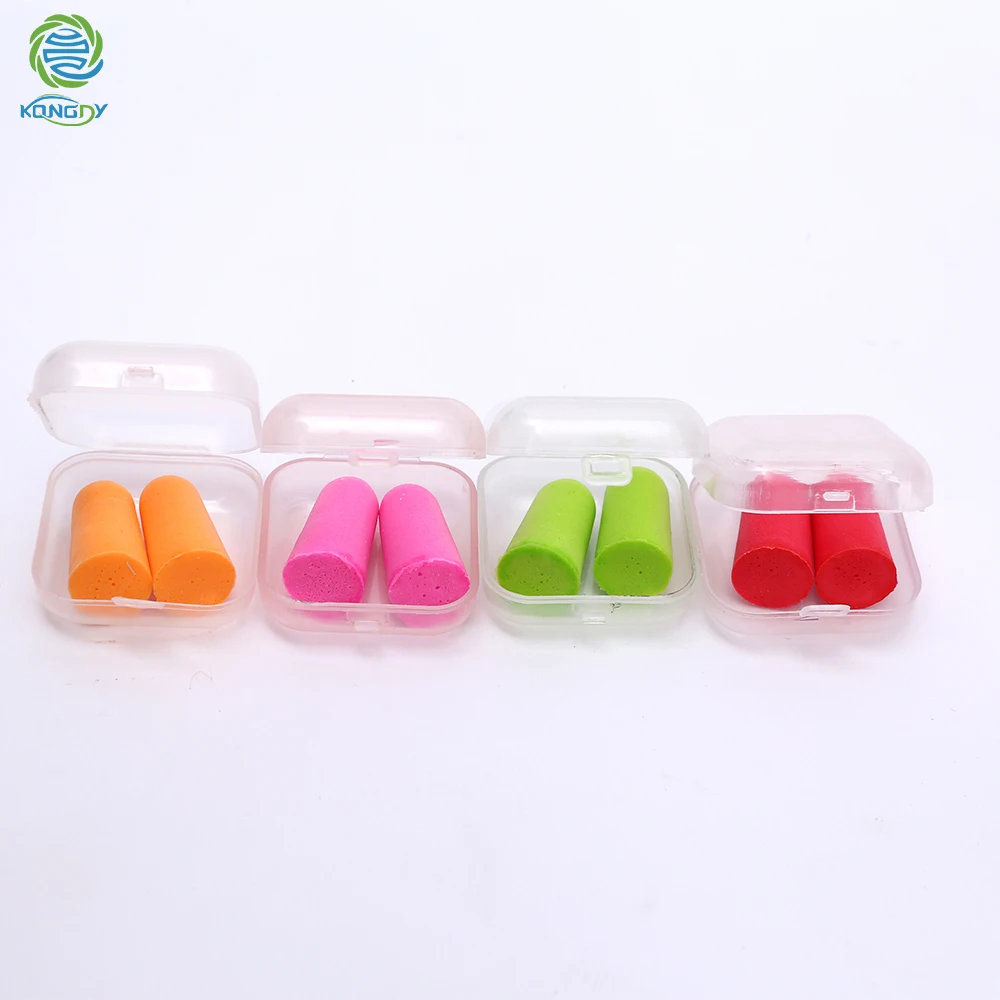 

KONGDY 4Pieces Earplugs Noise Reduction For Adult Waterproof Earplugs Improve Sleep Soft Sponge Ear Plugs Swimming Accessories