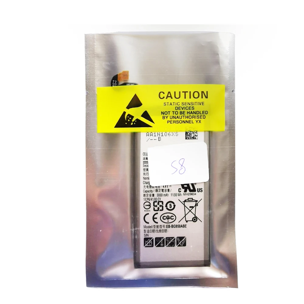 

Original Phone Battery For Samsung Galaxy S8 G950 G950F G9508 G950U High Capacity Bateria Replacement For S8 Battery