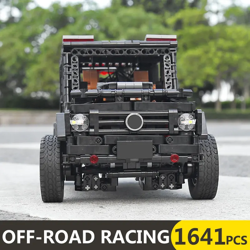 Новое приложение RC G-glass G500 AWD Wagon внедорожник автомобиль Fit Technic MOC 2425 двигатель функция питания строительные блоки кирпичи игрушка ребенок день рождения