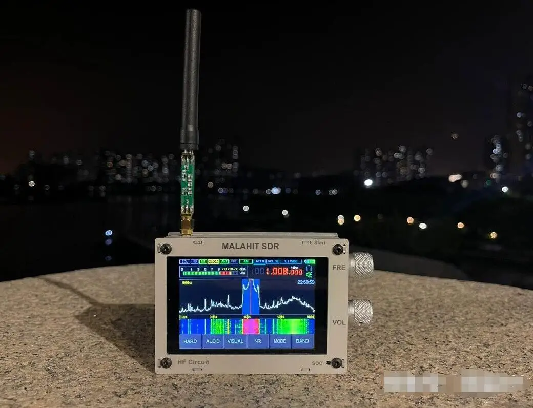 1 10d Hifi аудио 50 кгц-2 ГГц MALAHIT SDR DSP приемник радио AM/SSB/NFM/WFM с динамиком 3 5 &quotэкран |
