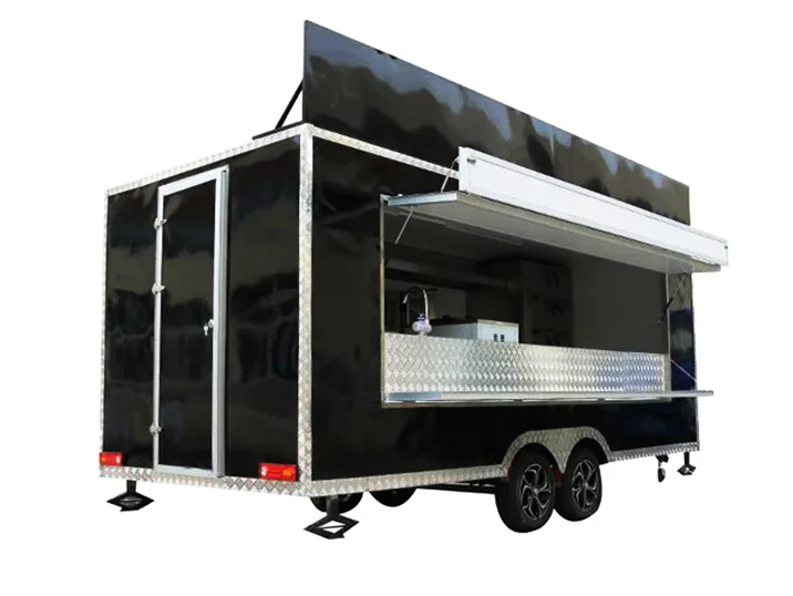 Скидка 10% заказной торговый ящик для фаст фуда мобильный прицеп продуктов