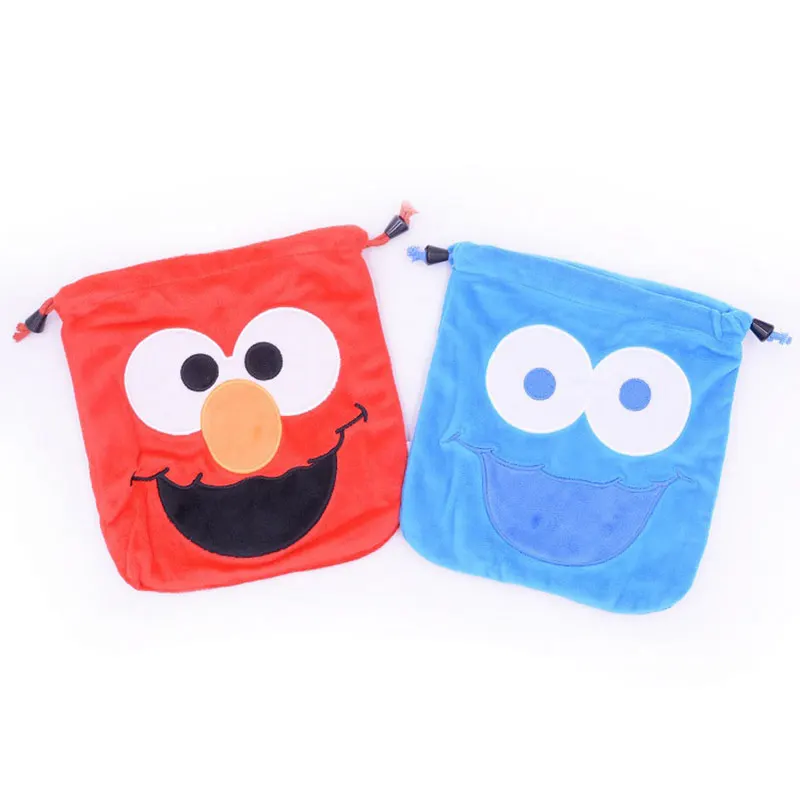Милая плюшевая мультяшная косметичка с изображением улицы Сезам Элмо демона