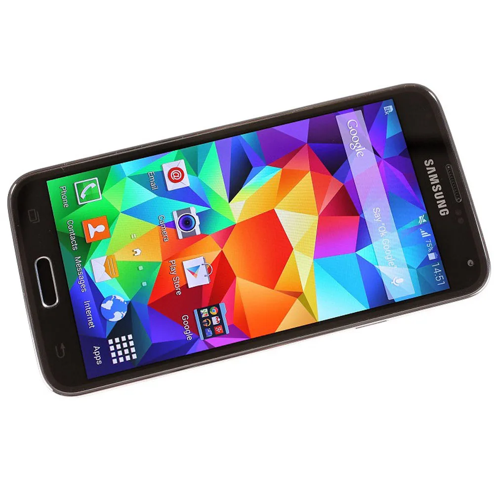 Оригинальный разблокированный сотовый телефон Samsung Galaxy S5 SM G900 G900A G900F G900V Quad core WIFI 5