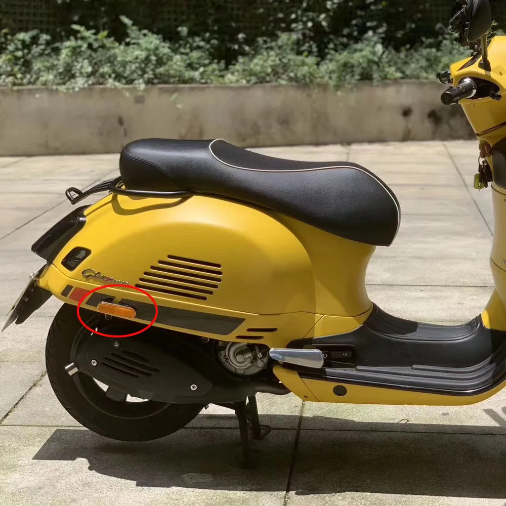 Светодиодные Боковые указатели поворота для мотоциклов индикатор с ЧПУ левая и