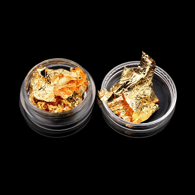 Золотые наклейки для ногтей серебряные блестки чешуйчатый чип фольга сделай сам