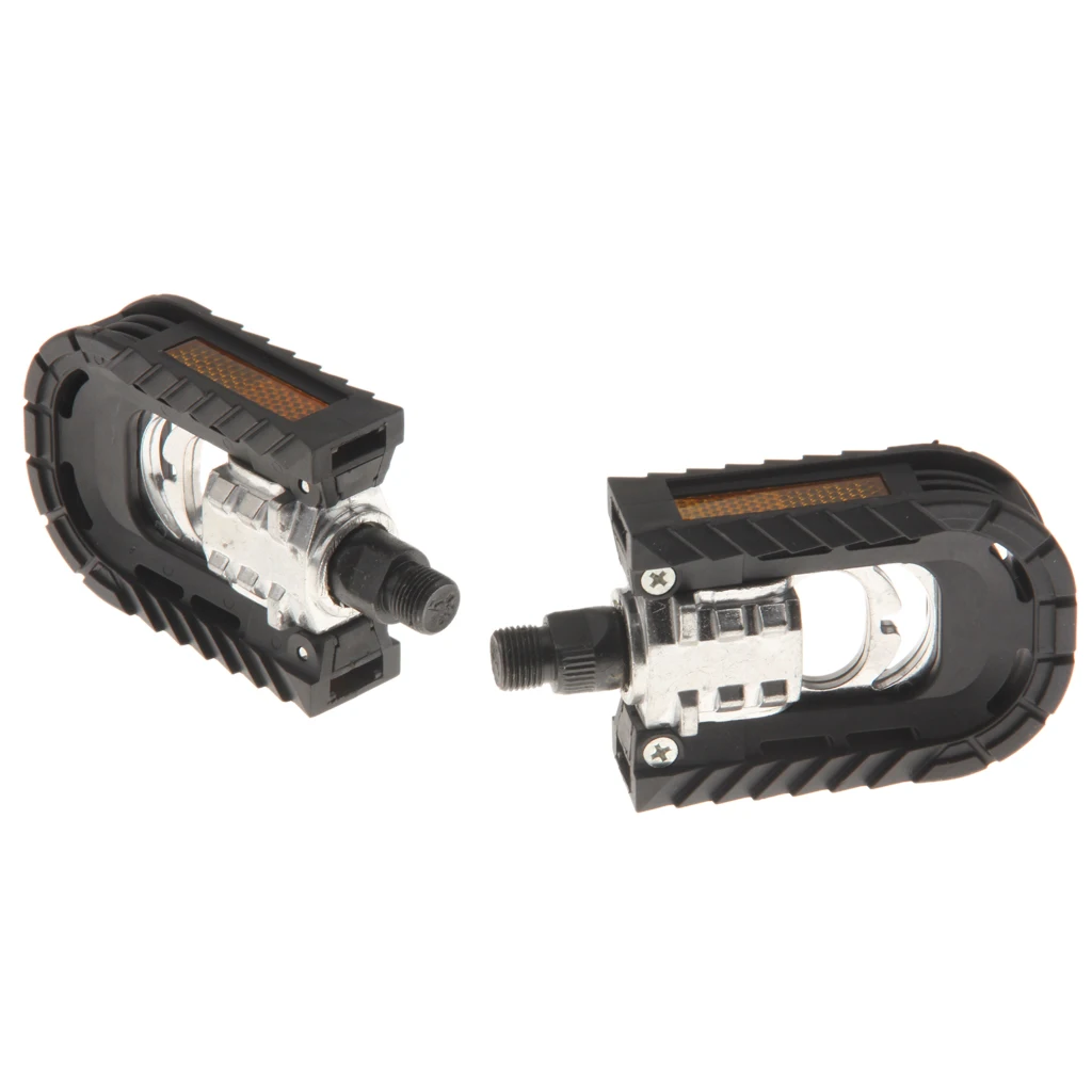 1 пара высокое качество велосипед складной с двух сторон алюминиевый сплав