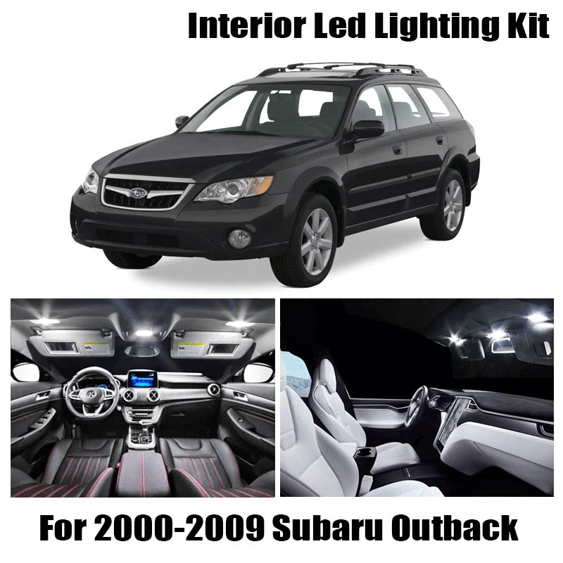 10 шт. комплект светодиодного освещения для салона Subaru Outback 2000-2009 | Автомобили и