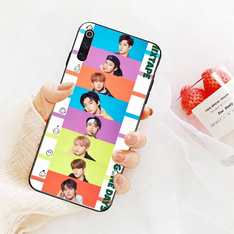 

Kpop Stray Kids Phone Case For Redmi 9A 8A 7 6 6A Note 9 8 8T Pro Max Redmi 9 K20 K30 Pro Black Soft TPU Case